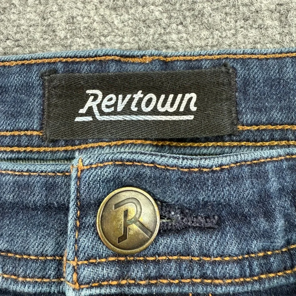 Revtown Jeans Mens 38x31 Automatic Decade Denim Straight Leg‎ Stretch